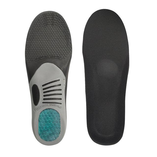 Orthopädische Einlegesohlen Orthesen Plattfuß Gesundheit Sohle Pad Für Schuhe Einfügen Arch Support Pad Für Plantarfasziitis Fußpflege Einlegesohlen L 41-46 schwarz