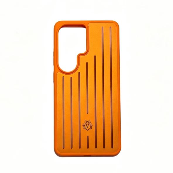 Sle Business Luxus RImowa Koffer Handyhülle Für Samsung Galaxy S26 Ultra Aluminiumlegierung Ice-Sense Rückwand Vollständig schützende Handyhülle Mit Box samsung galaxy s26 ultra orange