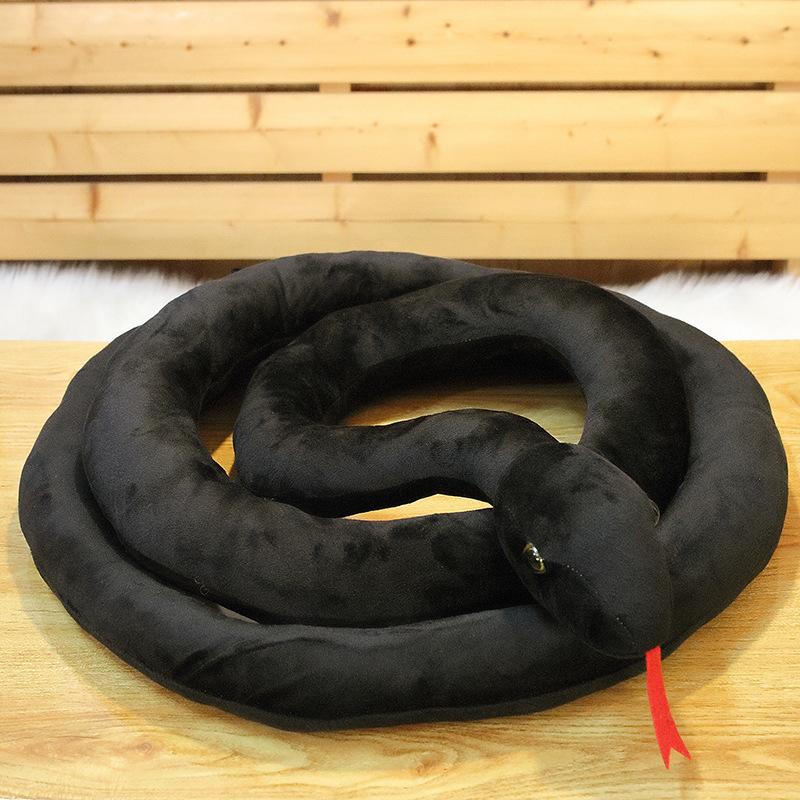 300 cm lange, realistische Plüschschlange – Riesenboa-Kobra – Kreative Deko-Geschenkidee für Jungen zum Geburtstag 100cm very small