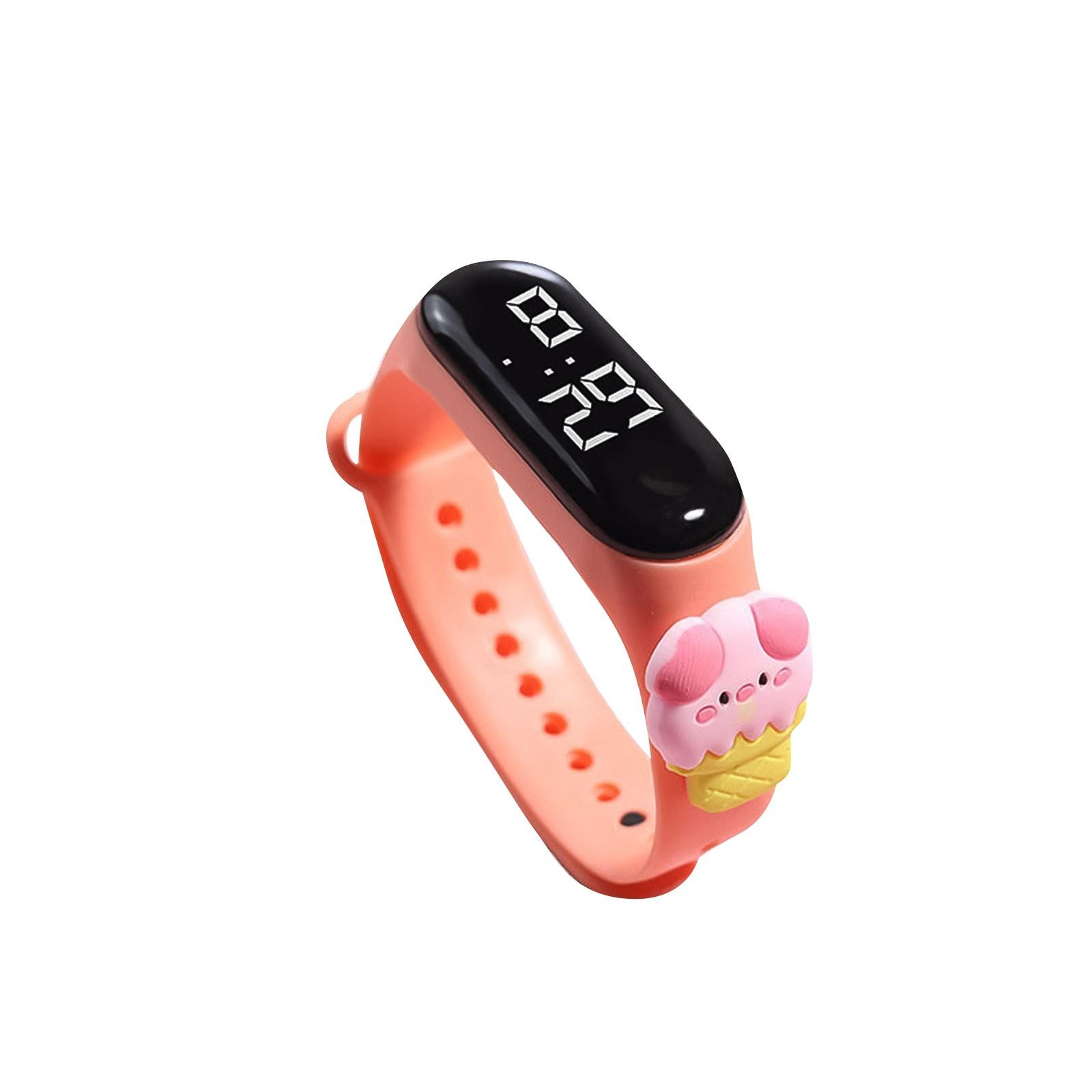 Kinder-Sportuhr, Cartoon-Uhr, Outdoor-Armband, Leben, wasserdicht, elektronische Uhr A