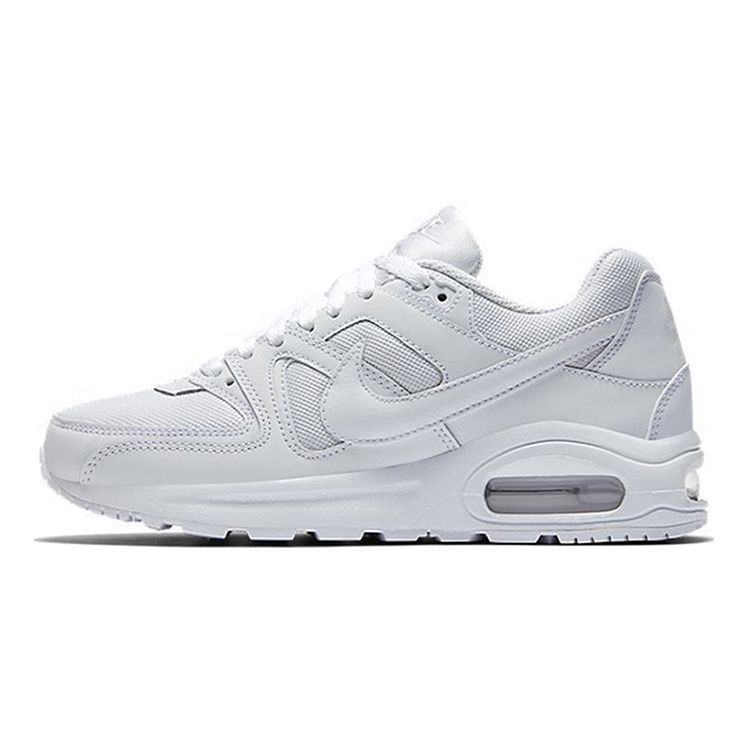 Nike Air Max Command Flex Retro Sportstoff Dämpfung Rutschfest Abriebfest Atmungsaktiv Passform Low-Top Laufschuhe Kinder Sneaker Weiß 844346-101 36