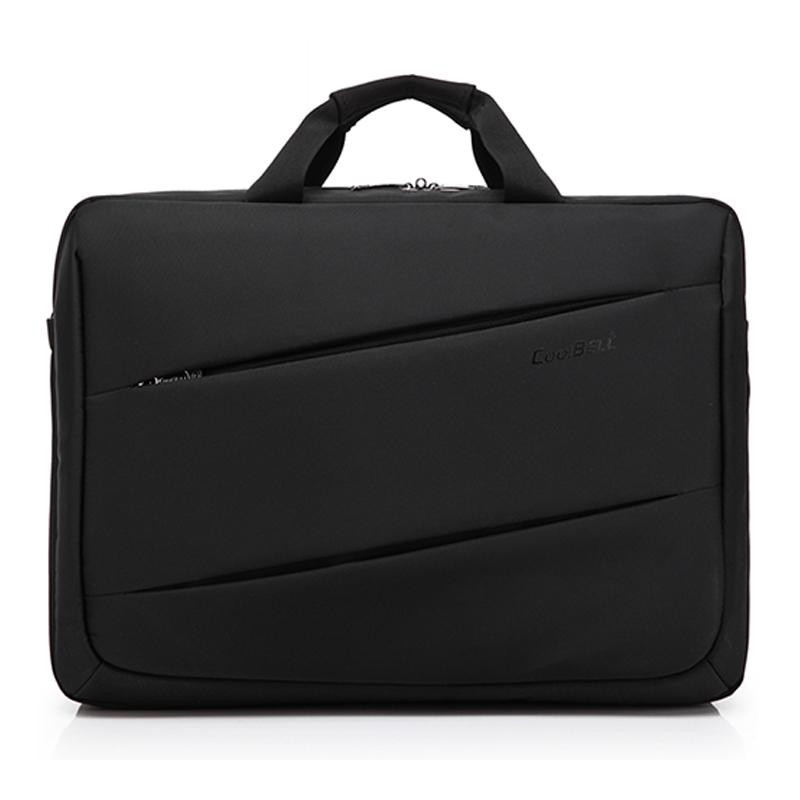 Cool Bell Mode 17,3 Zoll Laptop Tasche 17 Notebook Computer Tasche Wasserdichte Messenger Schulter Tasche Männer Frauen Aktentasche Business 17.3 inch schwarz