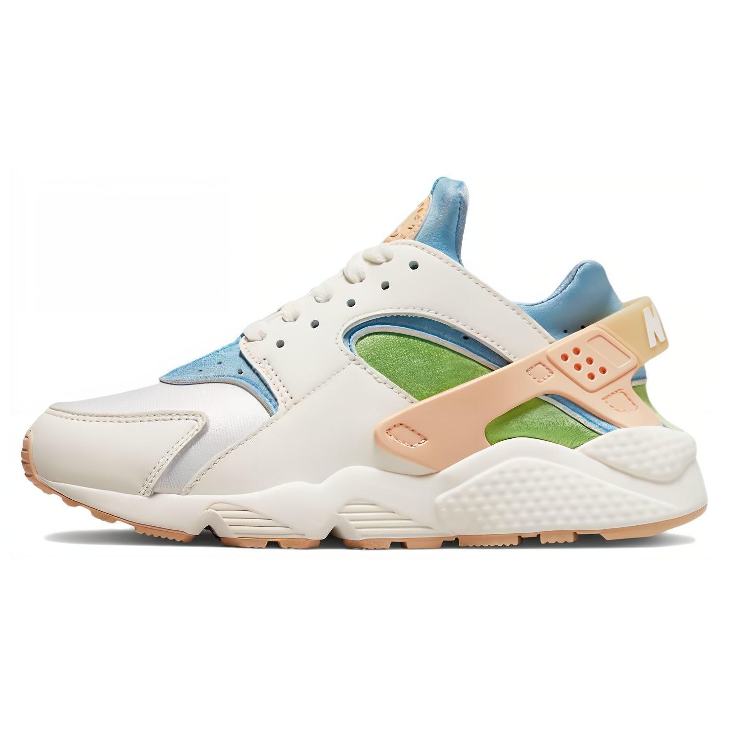 Nike Air Huarache SE Sun Club Damen Sneaker Weiß Sail Used-Blau DQ0117-100 40.5