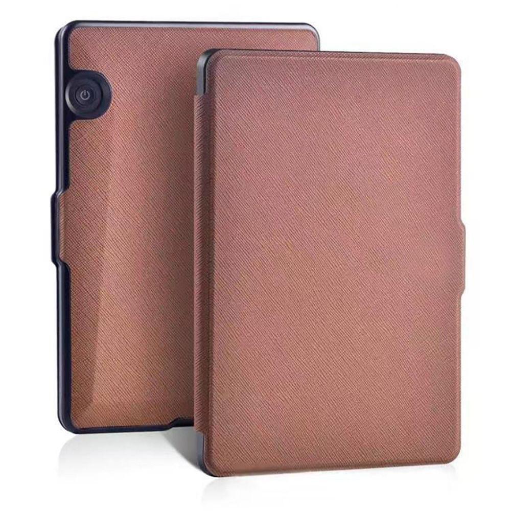 6 Zoll Smart Cover Auto Wake/Sleep Folio Funda Bunte Schutzhülle für Kindle Voyage braun