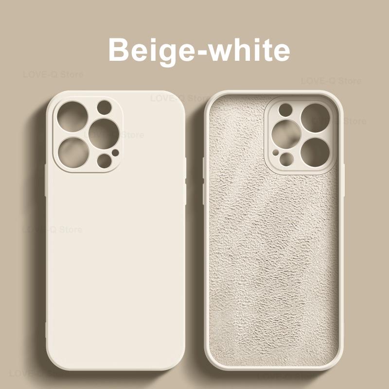Für Flüssigsilikon Handyhülle Für Apple iPhone 16 15 14 Plus 13 12 11 Pro Max Hüllen Für iPhone 16 Pro Max Stoßfeste Hülle For iPhone 13 Pro