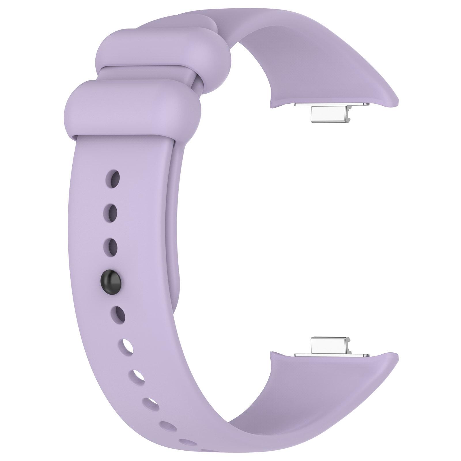 Silikonarmband für Xiaomi Band 9 Pro / 8 Pro Ersatzarmband für Xiaomi Mi Band 9Pro 8Pro Atmungsaktives Armband Armband Gürtel for Mi Band 9 Pro violett