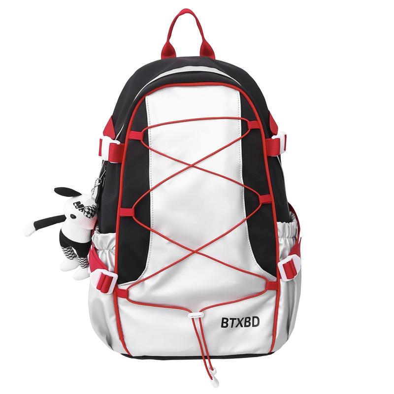 Leichter Wasserabweisender Rucksack Unisex Große Kapazität Sport Outdoor Rucksack Reise Rucksack rot