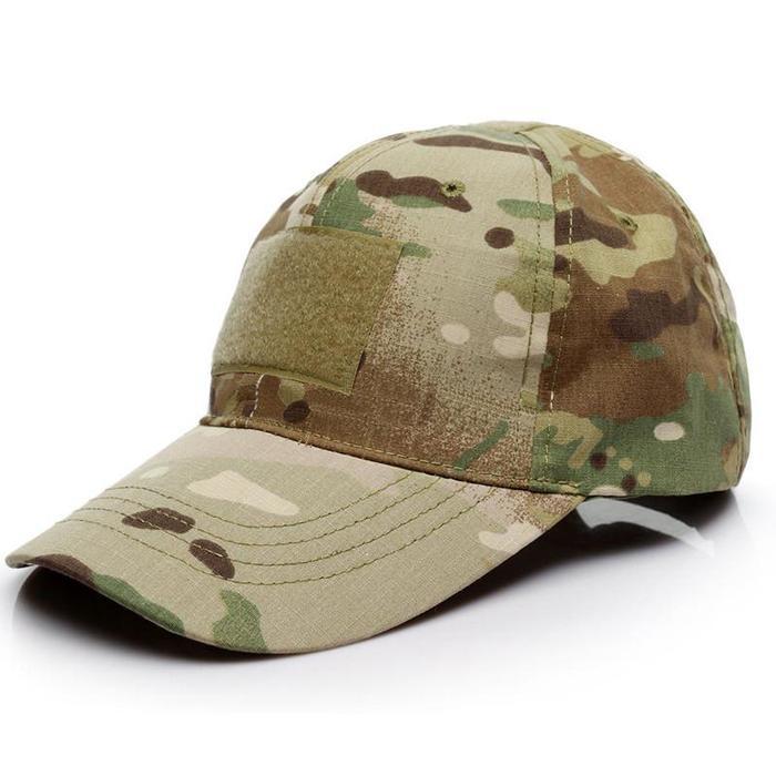 Camouflage Outdoor Cap Taktische Operators Camouflage Baseball Cap Army Student Training Cap One Size grün