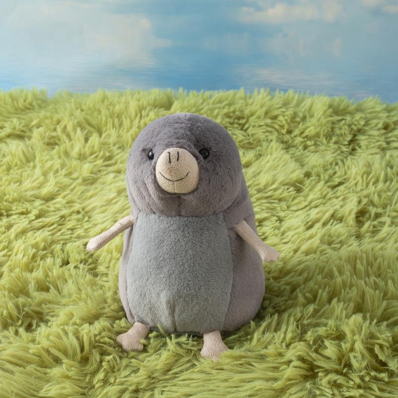 15cm Niedlicher Maulwurf Tourist Maus Puppe Stofftier Plüsch Mini Lammeth Lemming Maus Spielzeug Niedliches Kindergeburtstagsgeschenk Zimmerdekoration 15cm beige