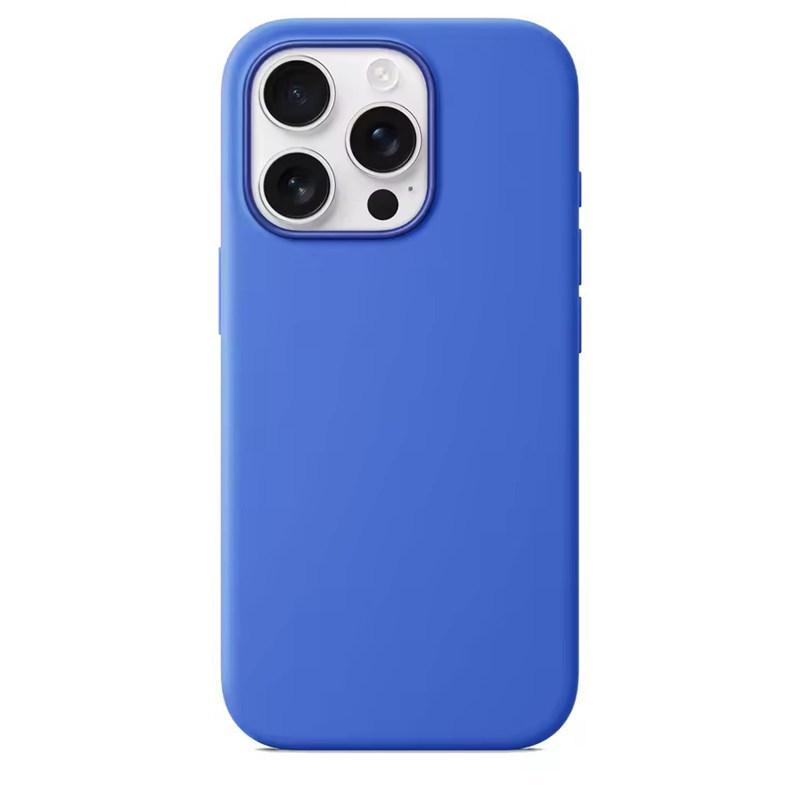 Hochwertige Silikonhülle für iPhone 7/8 SE 16E 17 Air 16 15 14 13 Pro Max Apple Hülle für iPhone 15 16 Plus 13 11 12 14 15 16 Pro Max Hüllen iPhone 15 Pro Max blau