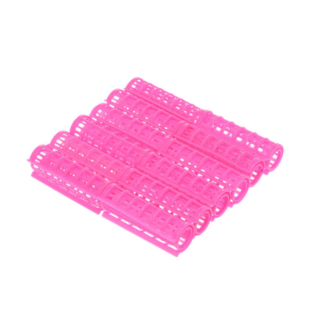 Lockenwickler aus Kunststoff, Lockenwickler für Haarstyling, Friseur, DIY-Lockenwickler, 12 Stück