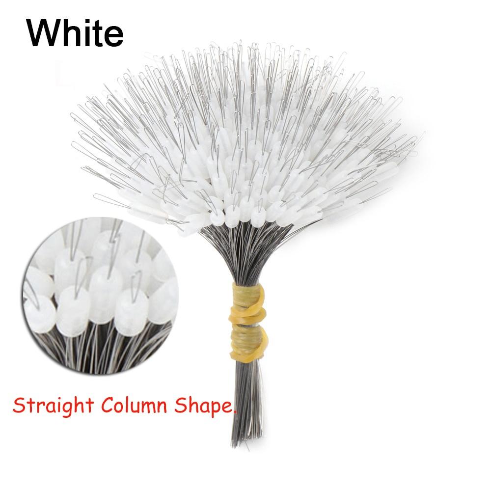 300 teile/los Silikon Space Bean Stopper 1,0-8,0 # Professionelle Angeln Float Anti-Strang Angelschnur Stopper Angeln bobber Float 4,9 M weiß