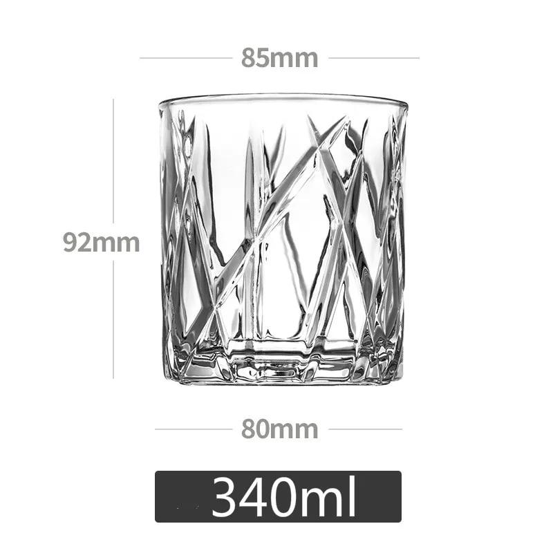 Glas Transparent Whisky Glas Hause Kreative Schnaps Spirituosen Wein Glas Bier Glas 301-400ml