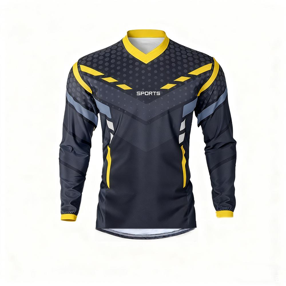 SPORT Speed Surrender Atmungsaktiv Schnelltrocknend Offroad Motorradbekleidung Herren Damen Langarmshirt Mountainbike Ausrüstung T-Shirt S mittlere toskanische rote