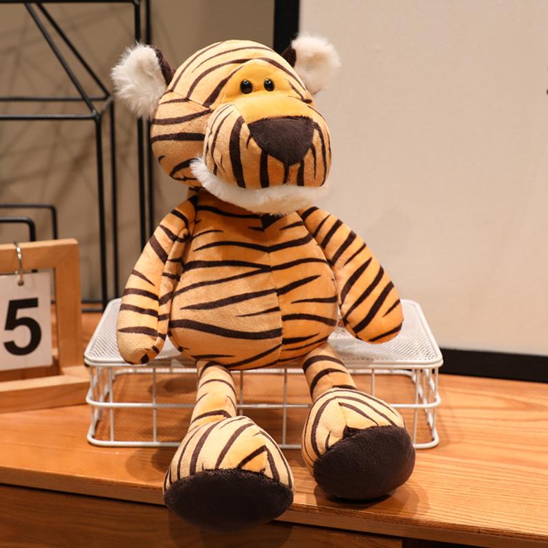 Treasuringu Tier-Plüschtiere Weiche Faule Flauschige Plüschpuppe Tier-Plüsch Waschbär Bär Giraffe Gefüllter Plüsch Weiches Kissen Weihnachten 30cm