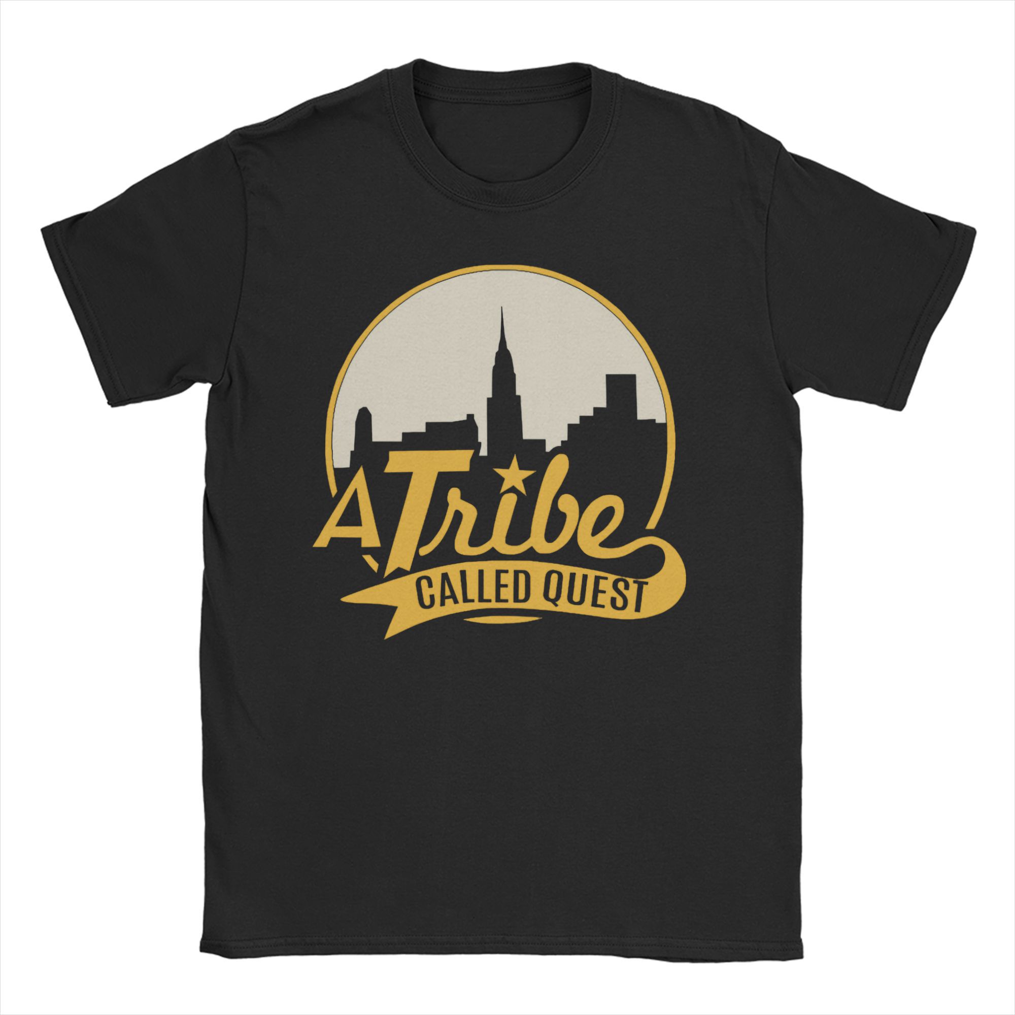 Herren Damen De La Soul ATCQ A Tribe Called Quest T-Shirts Reine Baumwollkleidung Vintage Kurzarm T-Shirts Übergröße T-Shirts M beige