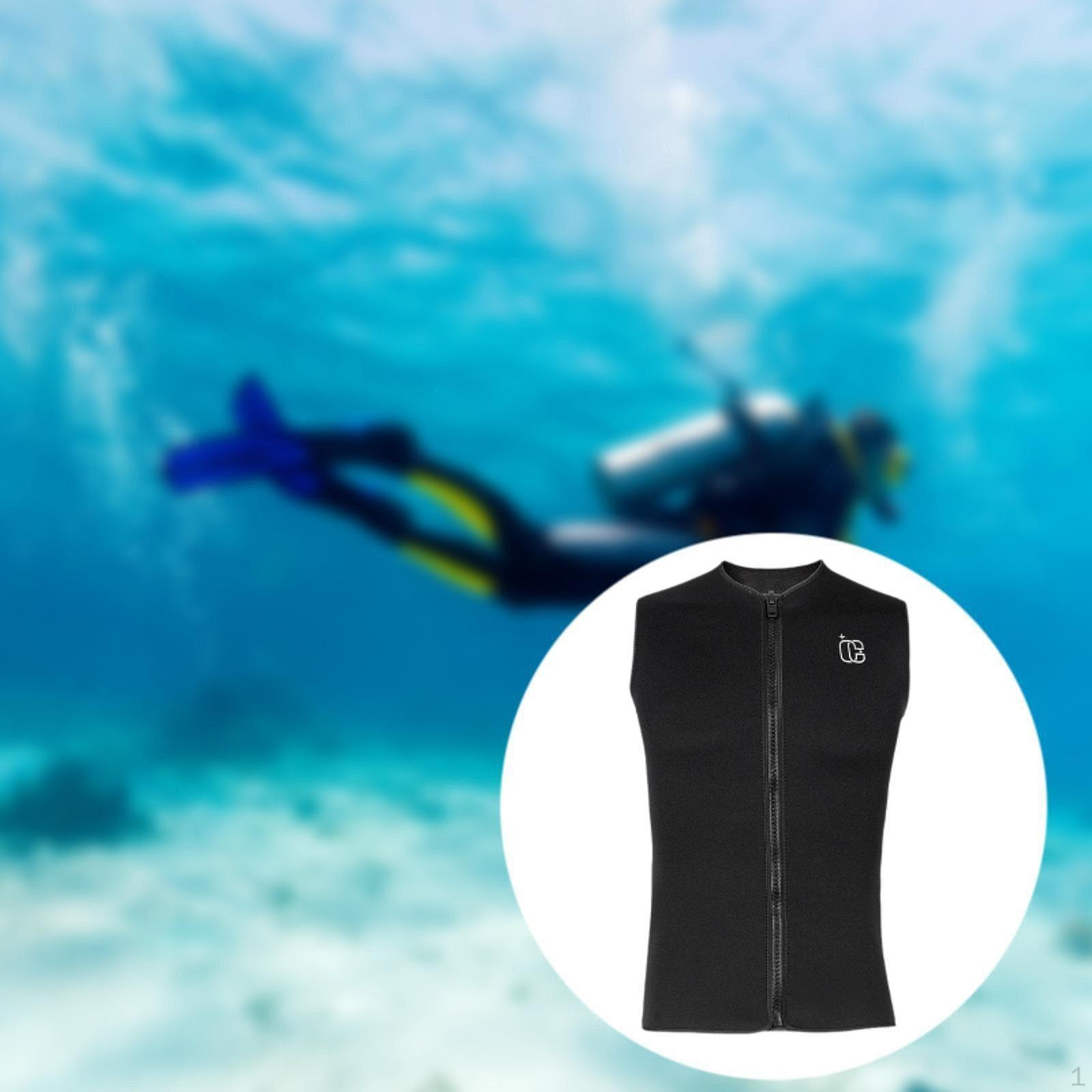 Neoprenweste für Herren 3mm Neopren Schwimmweste Kajakfahren Surfen Wassersport XXXL