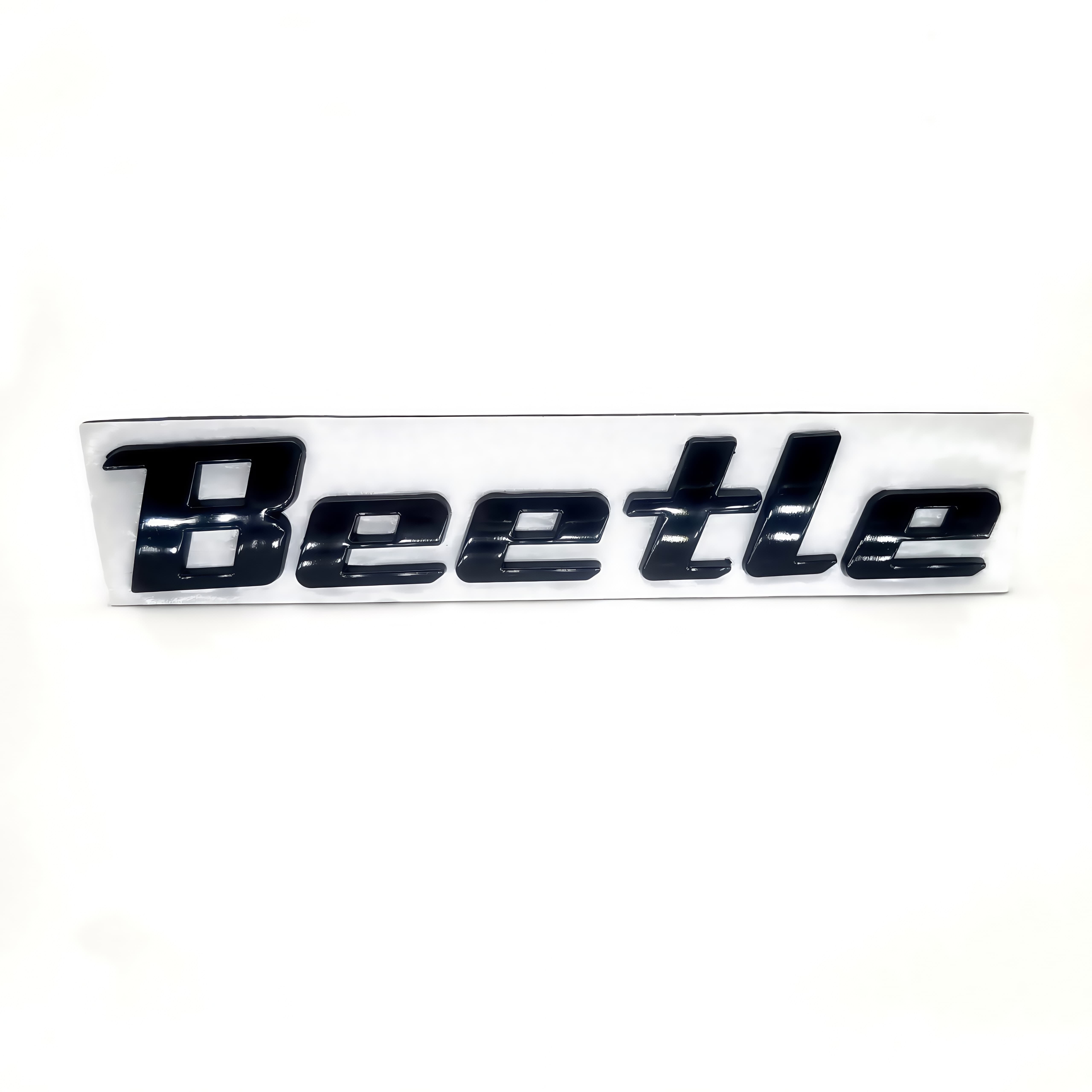 1 Stück Metall Käfer Buchstaben Aufkleber, Auto Heckklappe Emblem Abzeichen Aufkleber für Käfer Dekoration Aufkleber schwarz