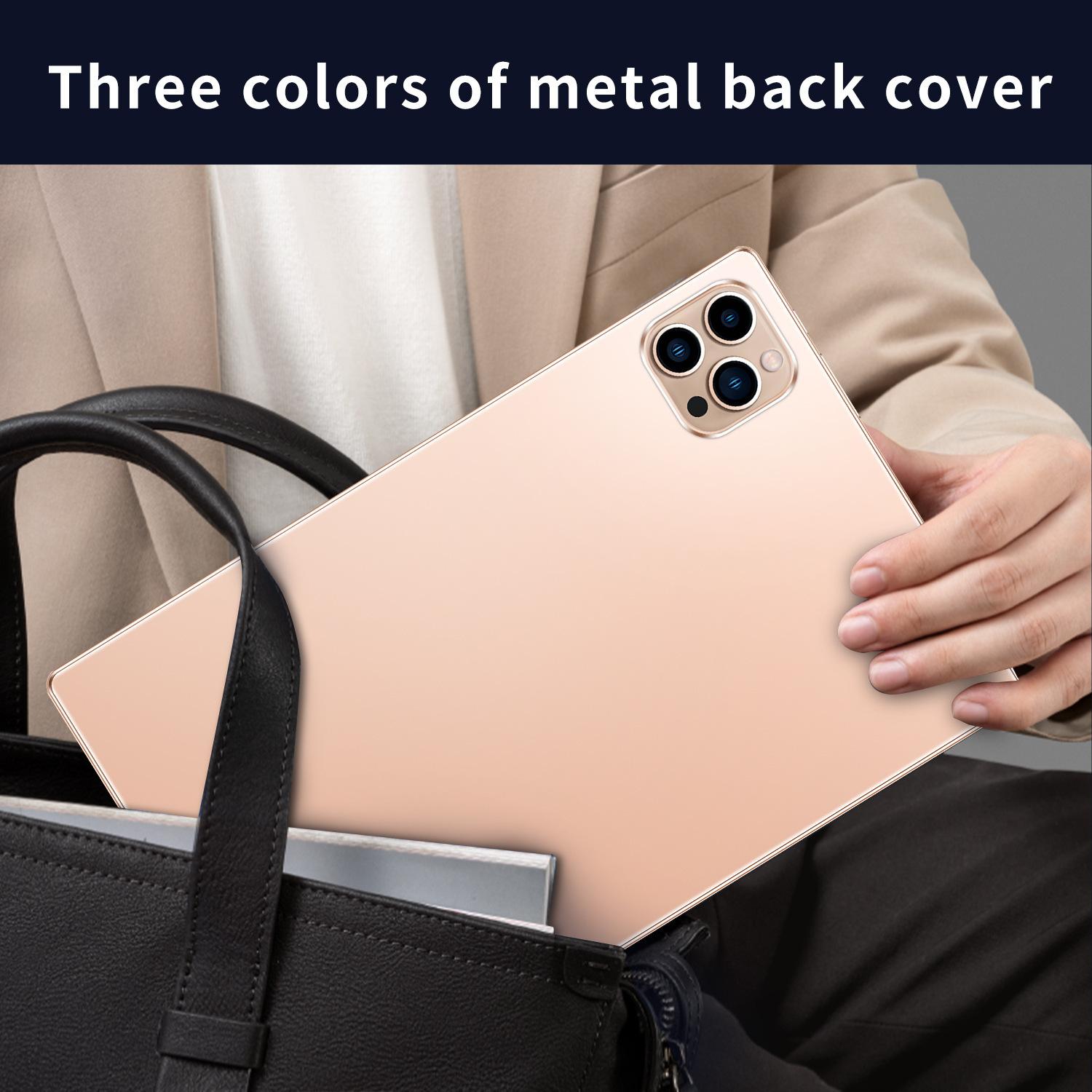 10.1 Original Neues Android Tablet 8GB RAM 64GB ROM Android Tablet Unterstützt 4G Anruf Google Dual SIM Android 12 5000mAh Standard Tab gold