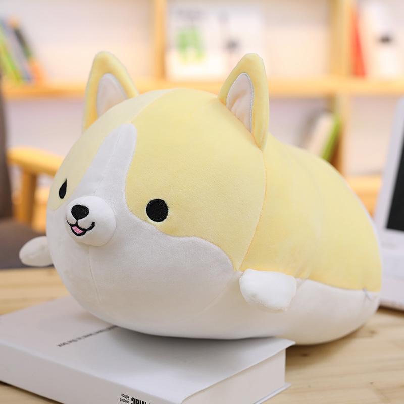 30-60cm Kawaii Dicker Corgi Hund Plüschtier Gefüllt Weiches Tier Cartoon Kissen Niedliches Kinderspielzeug Heimdekoration Feiertagsgeschenke 30cm