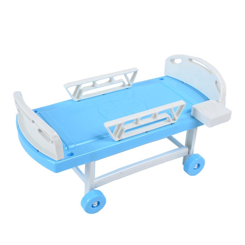 1 Stück Krankenhausbett Simulation Arzt Krankenschwester Männlich Und Weiblich Spielzubehör Puppenbett Medizinisches Bett Bett Spielzeug Kinder Spiel Zuhause Spielzeug