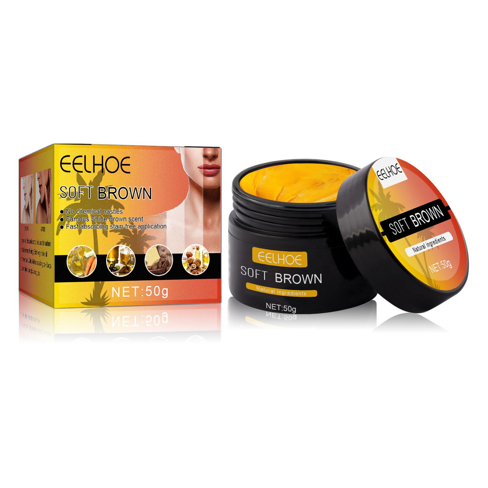 EELHOE 50 g Selbstbräunungs-Mousse-Spray, schneller Selbstbräuner für Körper, Gesicht, künstliche Bräune, Solarium, Make-up, Foundation, Aloe Vera, After-Sun-Reparaturcreme tanning cream-50g