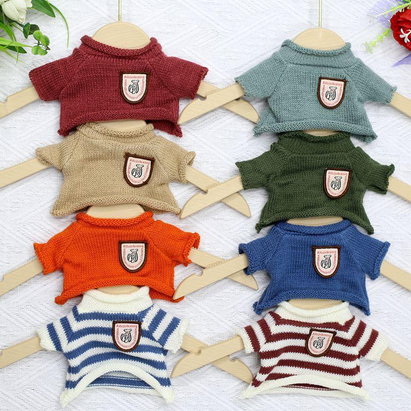 30cm Teddybär Bär Zubehör Zubehör Puppe Puppe Kleidung ersetzen Plüschtiere Pullover Pullover Zubehör brand sweater random one red