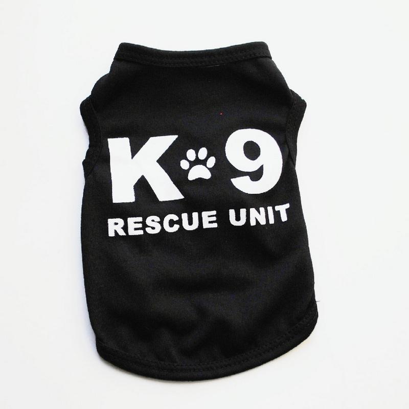Frühling Sommer Haustier Welpen Kleidung Kleine Mittelgroße Hund Katze Muster Kurzarm Weste T Shirt Bekleidung Kleidung Chihuahua M schwarz