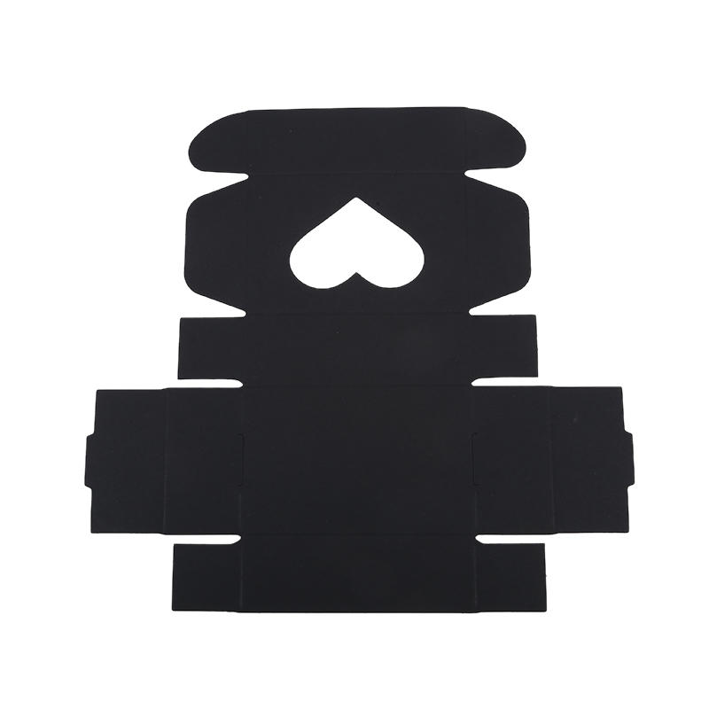 25 Stück Kraftpapierbox mit klarem Fenster, selbstgemachte Boxen, Geschenkverpackungen für Kekse, Verpackung von Pralinenschachteln, Geburtstagsgeschenk Heart schwarz