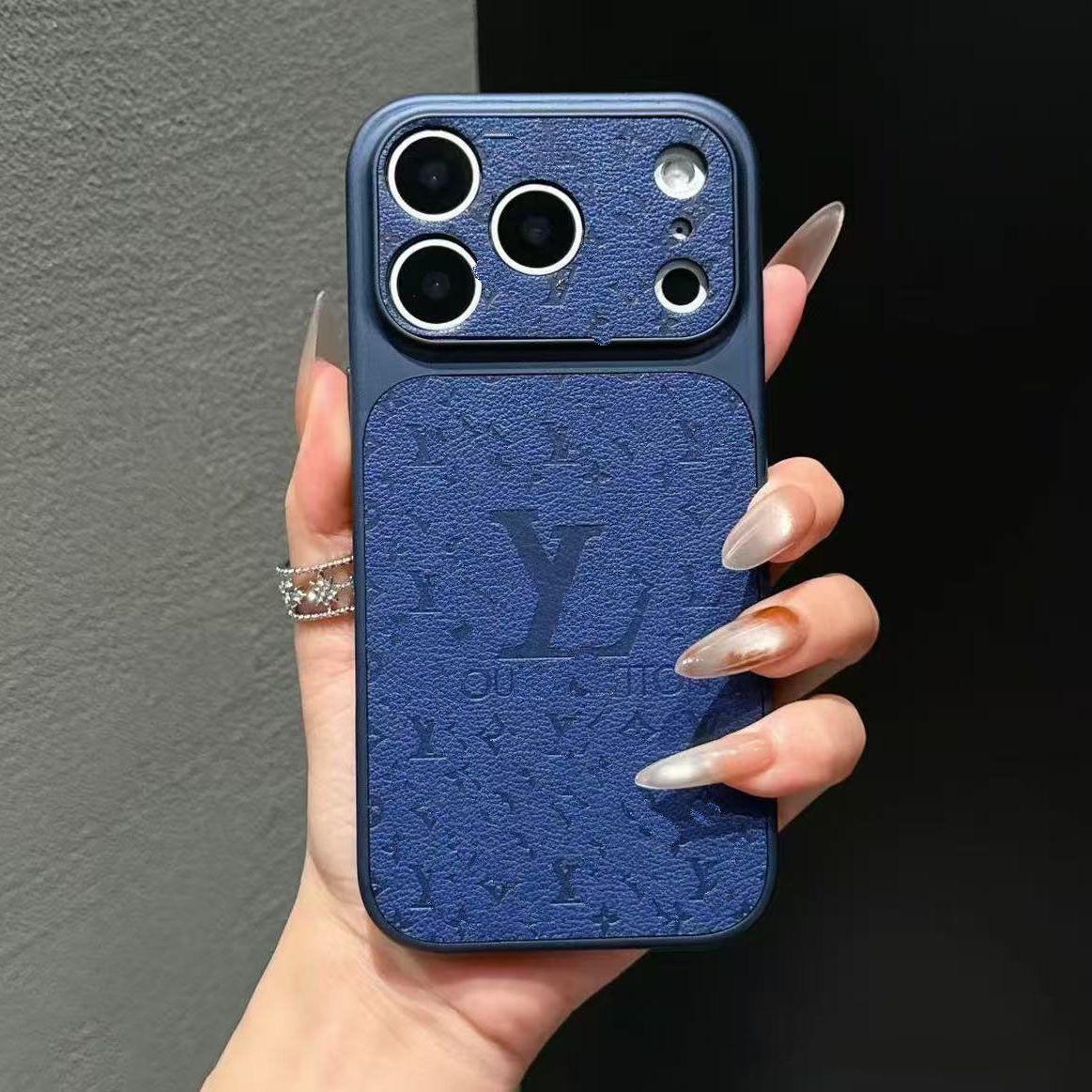 Schönes weiches Telefon für iPhone 6 Mini 6s 14 XS Plus 13 Max XR 12 7 X Pro 8 11 gerade TPU-Hülle iPhone 17 blau