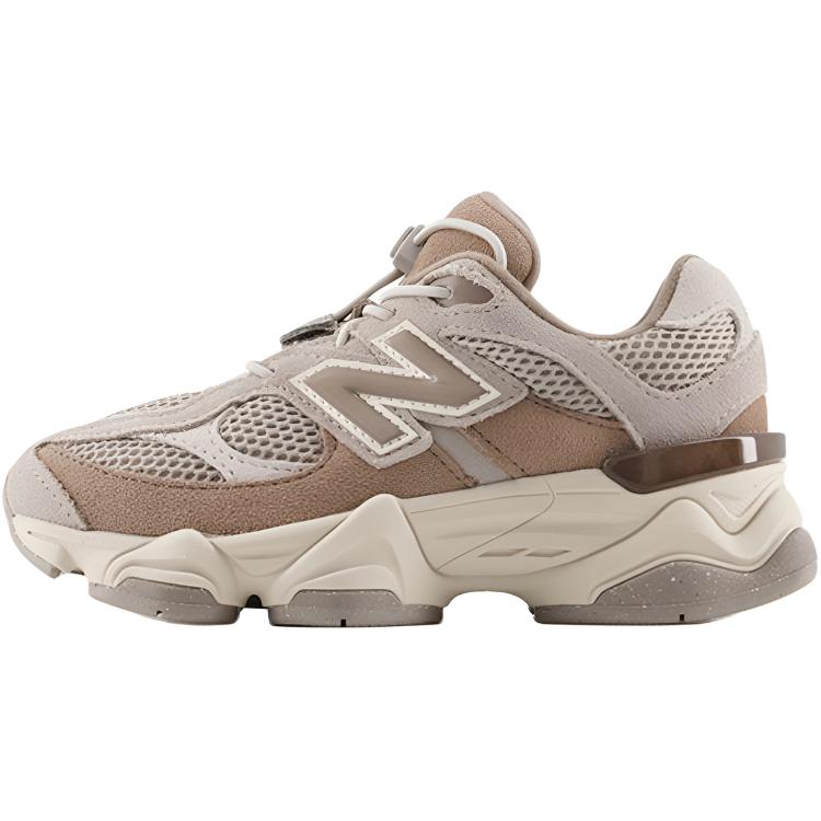 New Balance Nb 9060 Stoff Bequem Vielseitig Stoßdämpfung Low Top Kinder Laufschuhe Kinder Laufschuhe Grau Khaki PV9060EX 30
