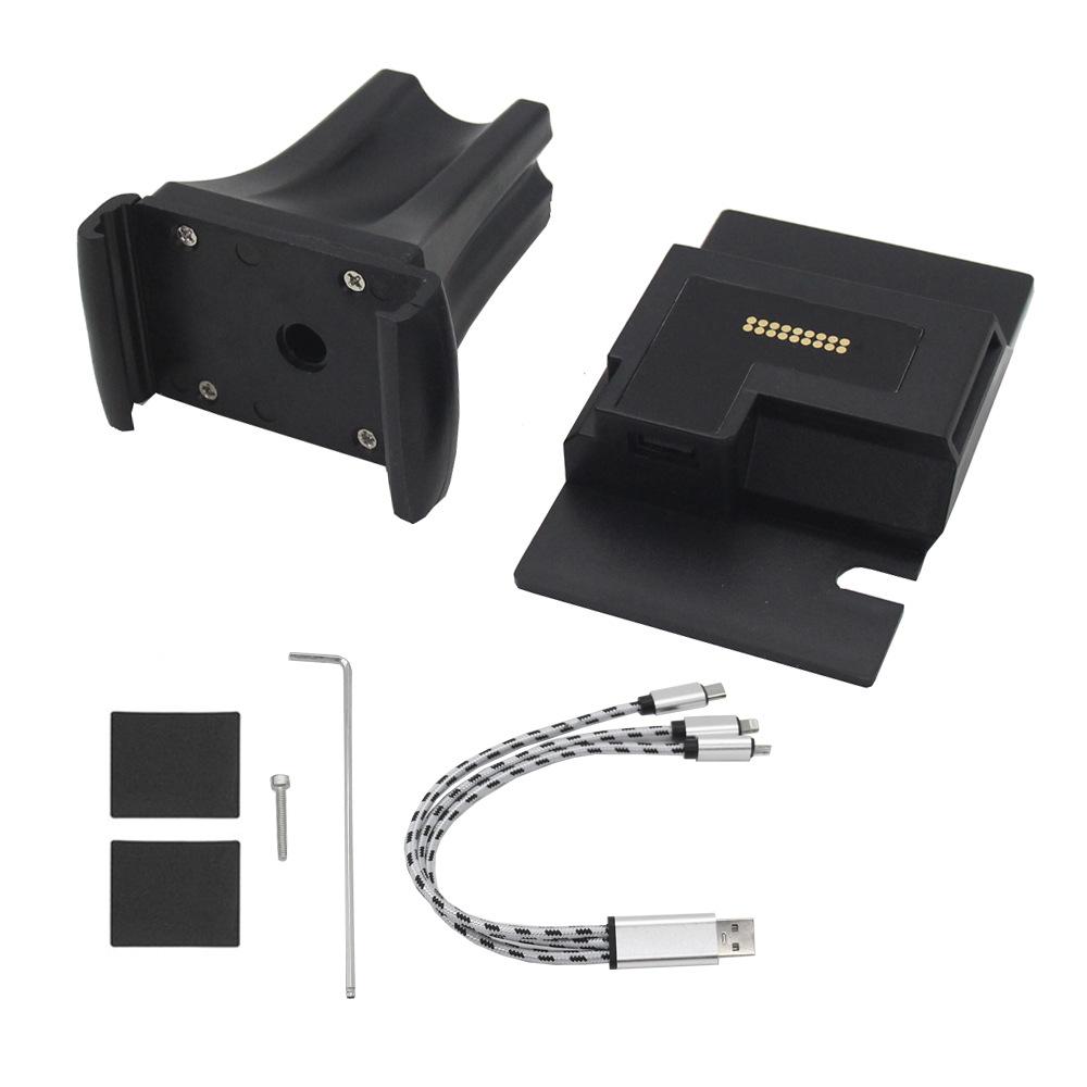 Motorrad Telefon Navigation Halterung USB Lade Halterung Telefon Halter Ständer Ersatz für K1600B schwarz