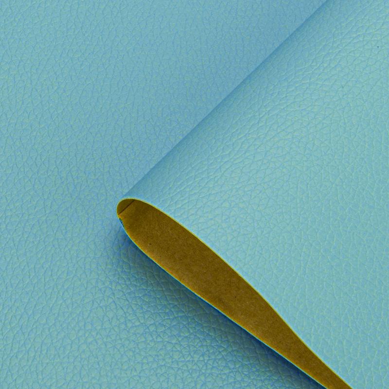Selbstklebende PU-Leder-Sofa-Möbel DIY Reparatur Patch Auto Innenraum Motorrad Aufkleber Leder Patch Stoff 100*137cm himmelblaue
