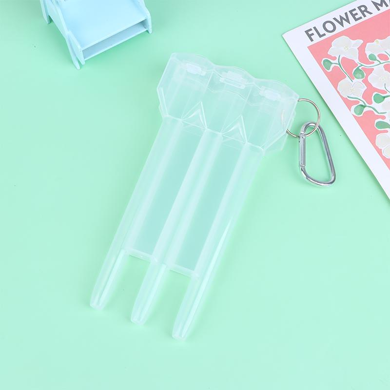 1Pc Dart Box Tragbare Universal Transparent Darts Abs Dart Box Key Lock Schnalle transparent