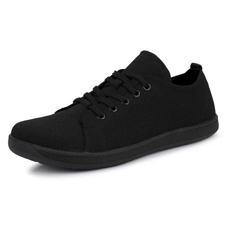 Breite Zehenbox Barfußschuhe für Herren Damen Outdoor Trailrunning Minimalistische Wanderschuhe Leichte Atmungsaktive Wanderschuhe 37 lakritz
