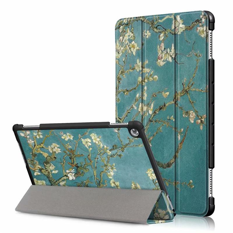 Hülle für Huawei MediaPad M5 Lite 10 BAH2-W19/L09/W09, ultradünne PU-Leder-Standabdeckung für Media Pad M5 Lite 8.0 Hülle M5 Lite 10.1 inch