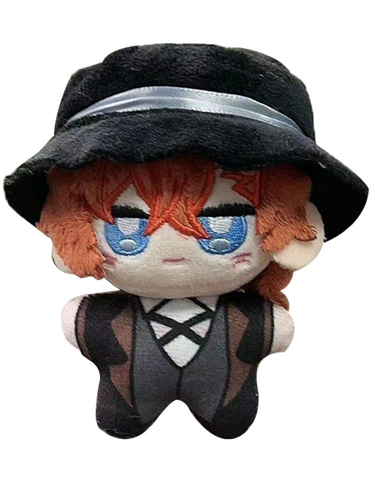 BSD Anime Plüschtier Dazai Osamu Figur Seesternkörper Plüschtiere Niedlich Nakajima Atsushi Ranpo Edogawa Plüschpuppe Geschenk Kinderspielzeug 12CM 12cm gray