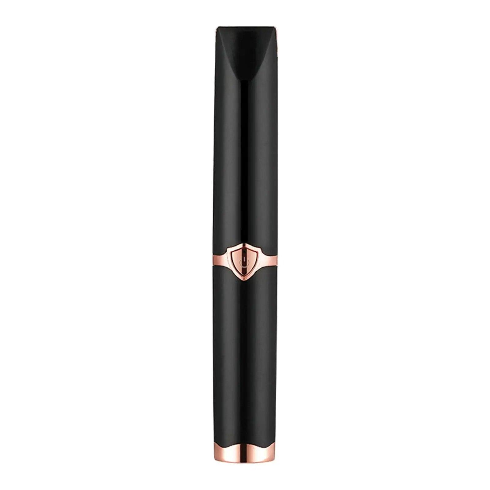 Elektrische Beheizte Wimpern Curler USB Aufladbare Wimpern Schnell Anhaltende Natürliche Lange Heizung Curler Make-Up Curler Wimpern Q3A8 schwarz