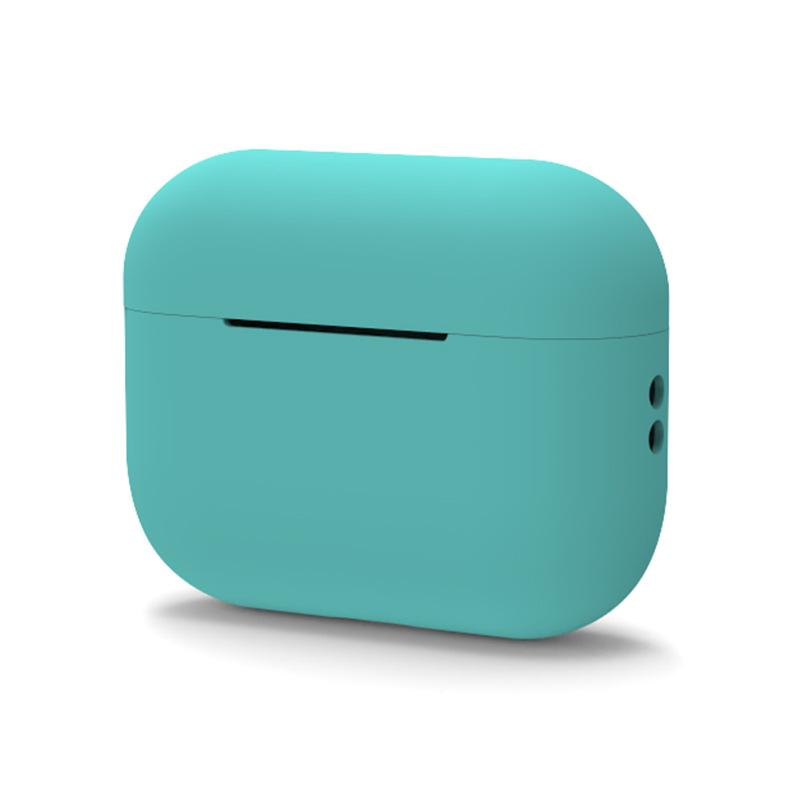 Stoßfeste weiche Silikon-Schutzhülle für Appe Airpods Pro 2 Kopfhörer-Schutzhülle für Airpods Pro 2 (2022) ozeanblau