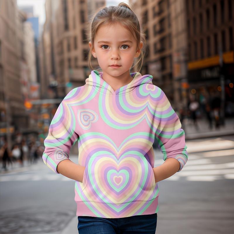 Mädchenkleidung Regenbogen Freunde Bedruckte Hoodies Herbst Kinderkleidung Langarm Mode Tops Kinderkleidung Kind Jungen Kleidung 110CM white