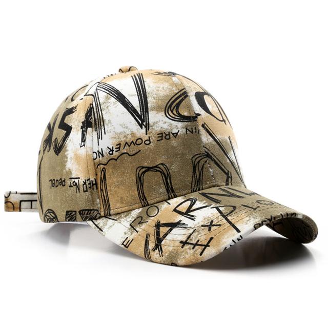 Männer Persönlichkeit Graffiti Rapper Hip Hop Caps Sommer Outdoor Sonnenschutz Baseball Cap Verstellbare Unisex Hut Casual Trucker Hüte Sport Golf Caps khaki