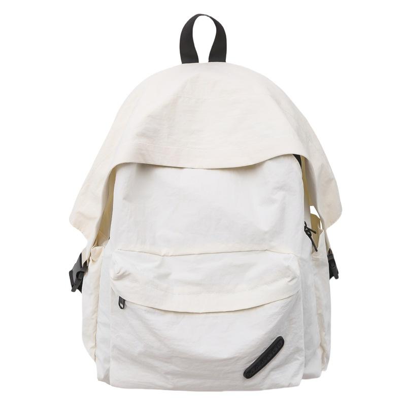 Schulranzen für Mittelschülerinnen Damen Reise Rucksack mit großem Fassungsvermögen Herren Outdoor-Rucksack Small beige