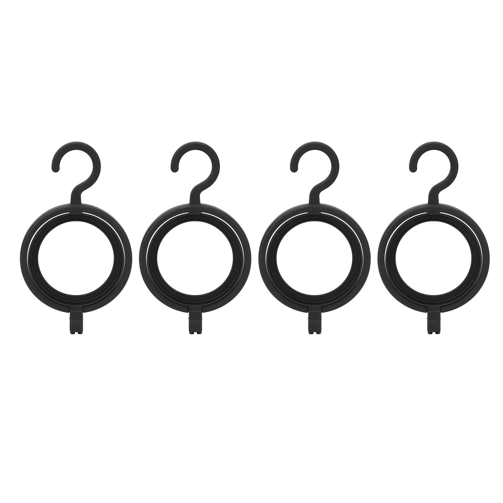 4 Stück Perückenaufhänger Tragbare Schwarze Perückenaufbewahrungsständer Zusammenklappbare Perücken Hängende Präsentationsständer