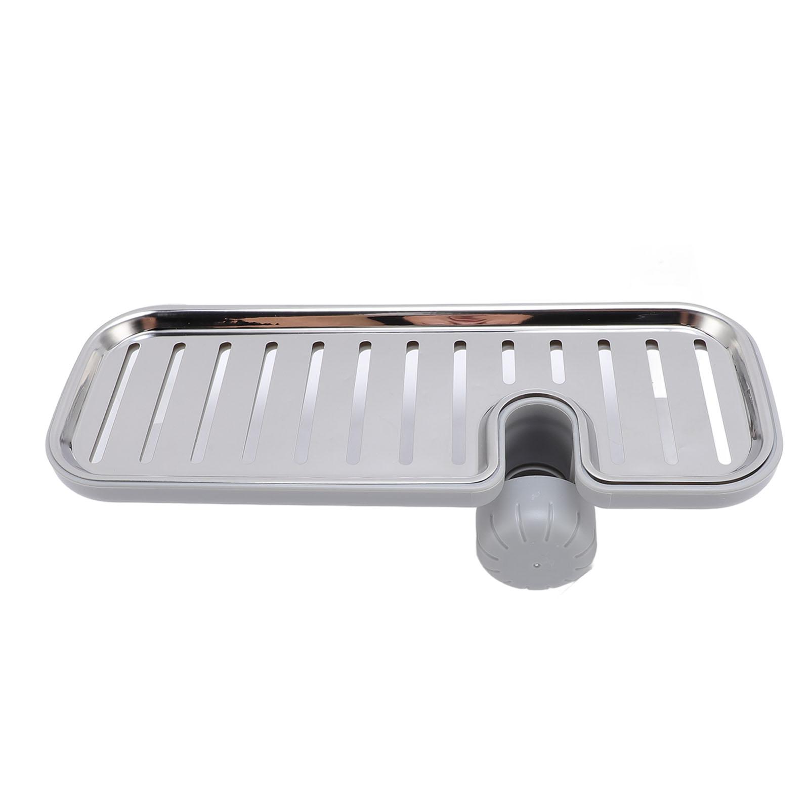 Küchenspüle Armatur Organizer Schwammhalter Ablaufloch Lange Ausführung Edelstahl Armatur Aufbewahrung