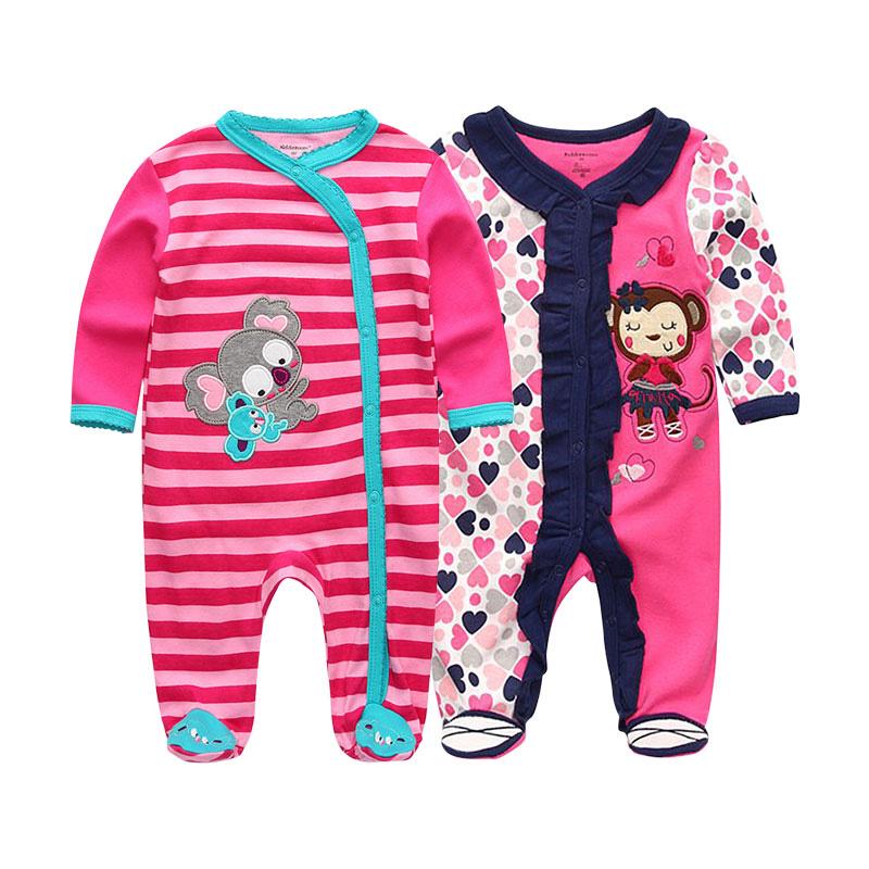 Baby Jungen Kleidung Mädchen Neugeborenen Kleidung Baumwolle Strampler Kleidung 12M rosa