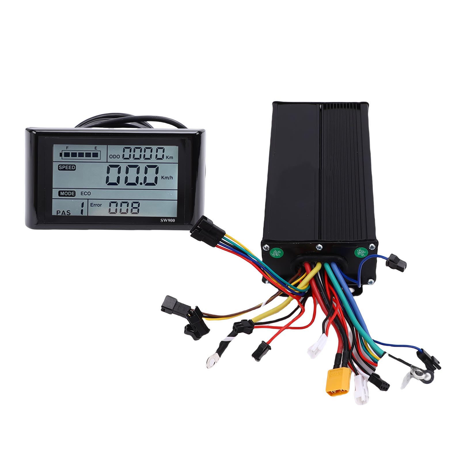 E-Bike Controller LCD Display Kit 36V 48V 52V 35A 3 Modi Bürstenloser Motorcontroller und SW900 LCD Display Panel
