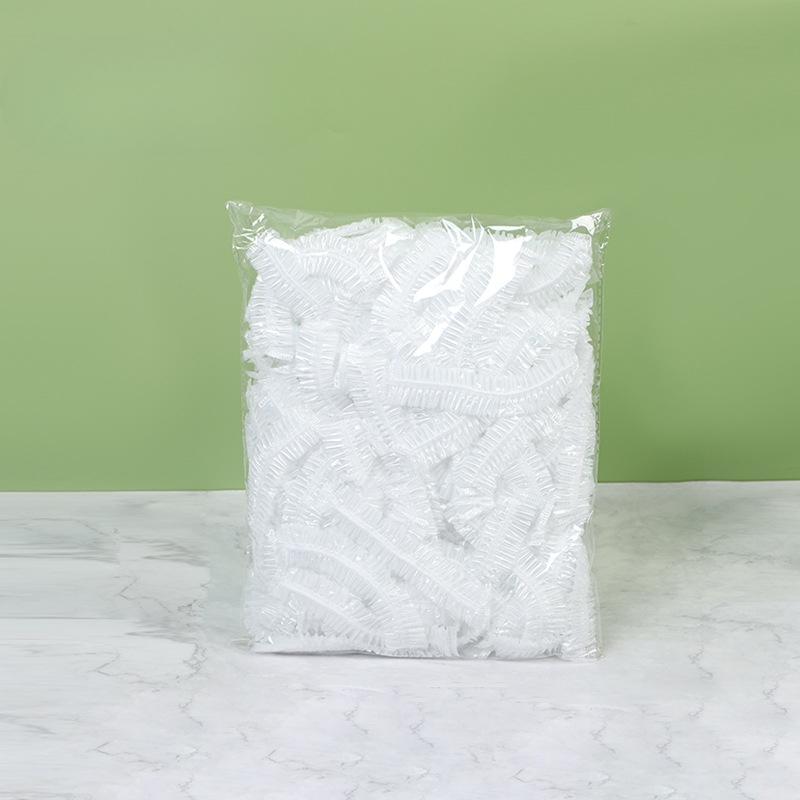 50/100/300 Stück Lebensmittel-Abdeckungen PE-Folie Elastischer Schüsseldeckel Einweg & Sicher Hält Lebensmittel Frisch & Lecker Perfektes Küchenutensil 50pcs weiß