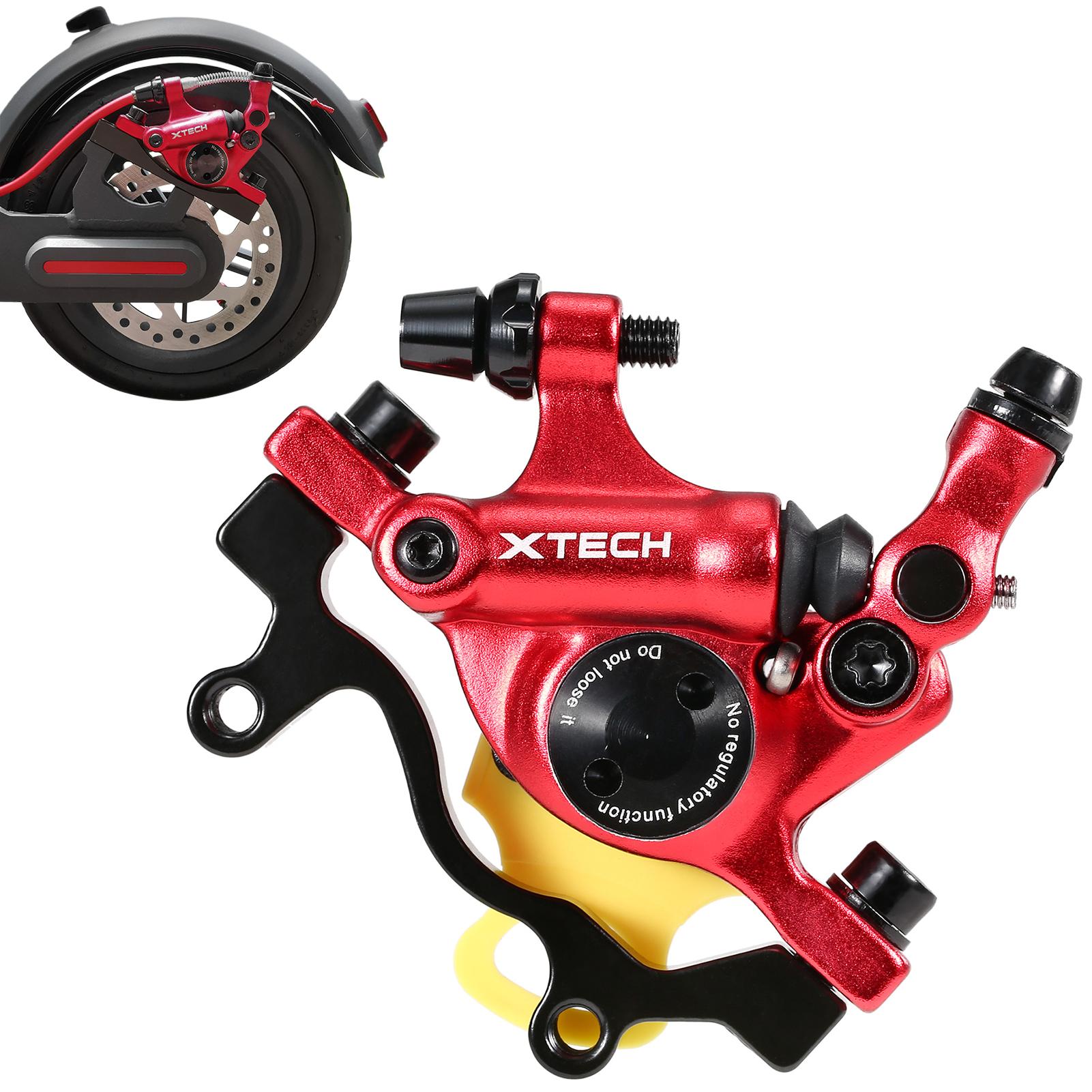 Solide hydraulische Scheibenbremssättel vorne hinten Mountainbike-Scheibenbremse Elektroroller-Scheibenbremse rot