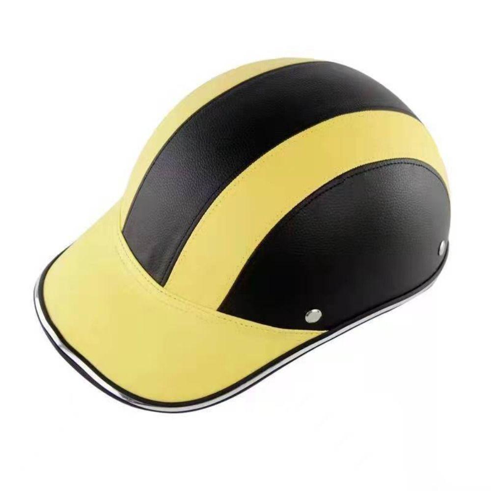 Sicherer Fahrradhelm Baseballkappe Stil Fahrrad Hartschalenhelm Leichter Fahrradhelm für Männer Frauen Yellow