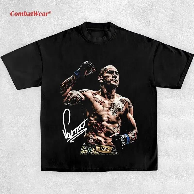 MMA Boxkampf Kämpfer Grafik T-Shirt Sport Streetwear Unisex Tee XXXXL